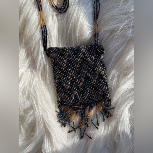 Set of Handmade Beaded Necklace Pouch Bags, Prayer Bags from Israel - Picture 5 of 16